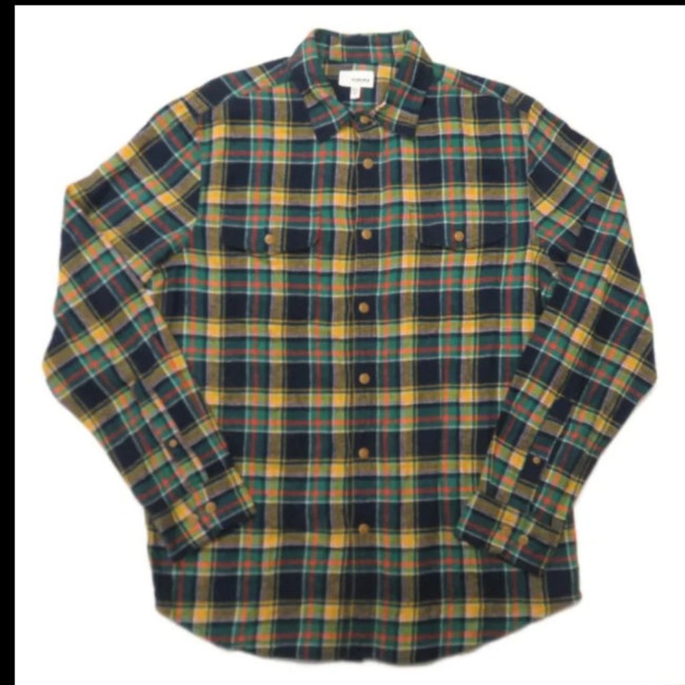 Sonoma Super‎ Soft Flannel Shirt Mens Medium Long Sleeve